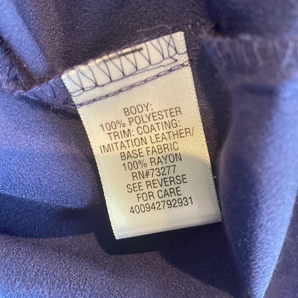 Women’s apartment nine sa XL button down leather look  trim - Picture 5 of 7